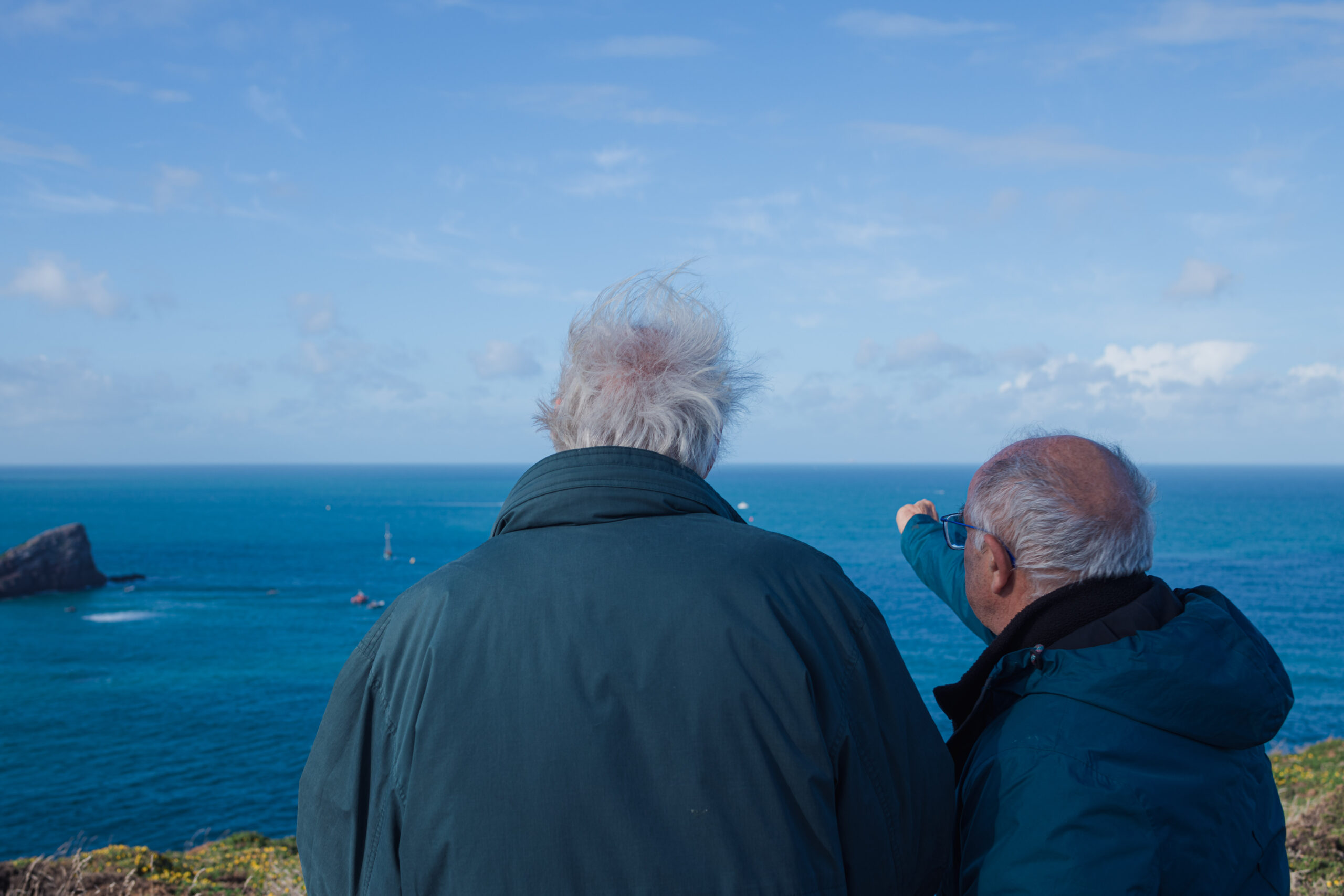 Séance de tractage sur le cap Fréhel